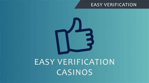online casino easy verification